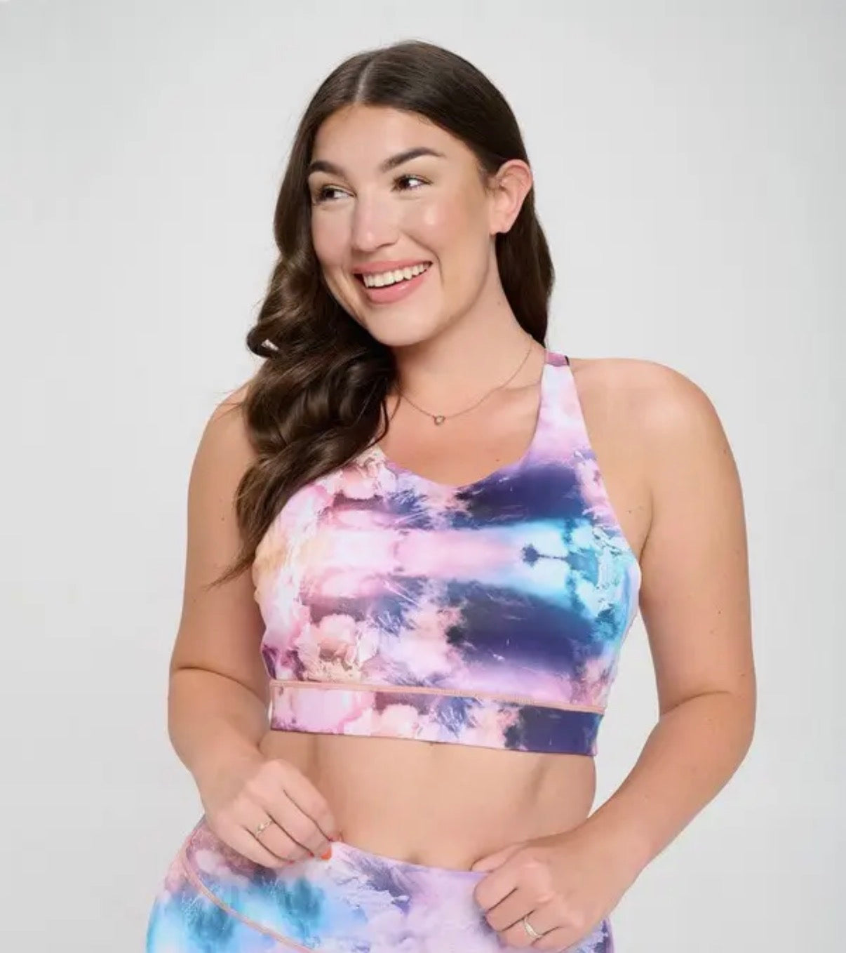 Women's Workout Sports Bra | High Impact Tie Dye Sports Bra