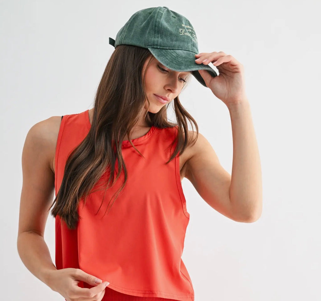 Women's Workout Cropped Tank | MonoB Snapflair Cropped Tank