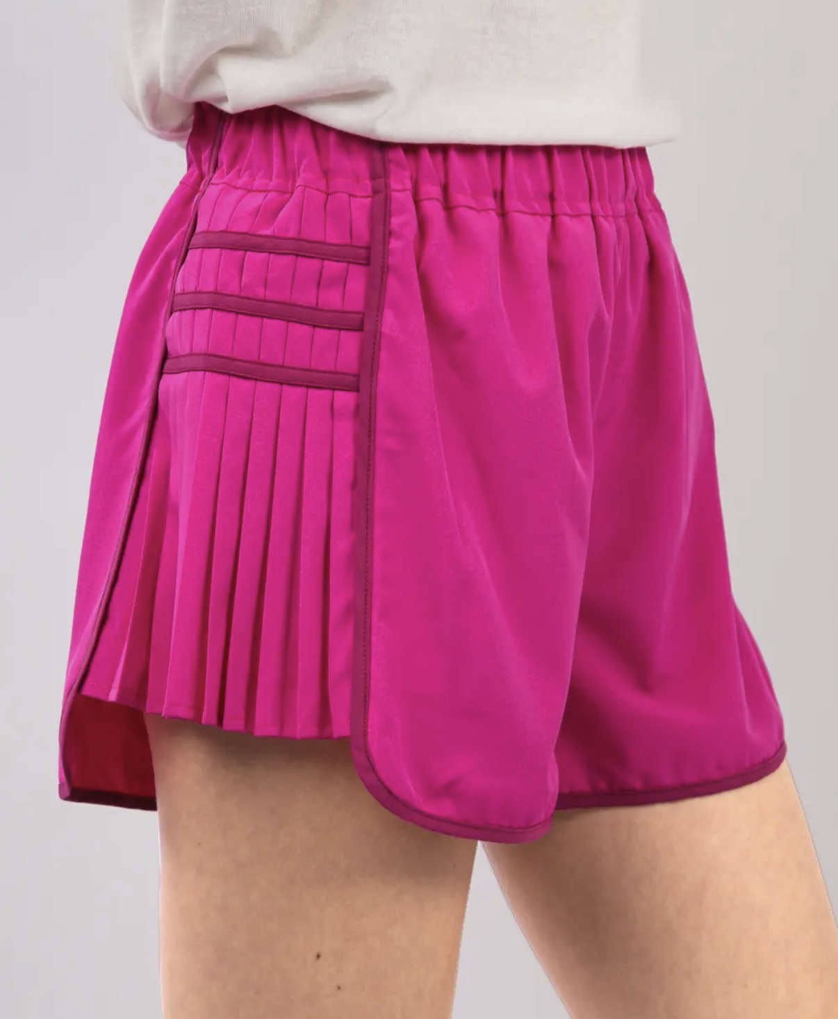 Women's Athletic Shorts | Side Pleated Shorts