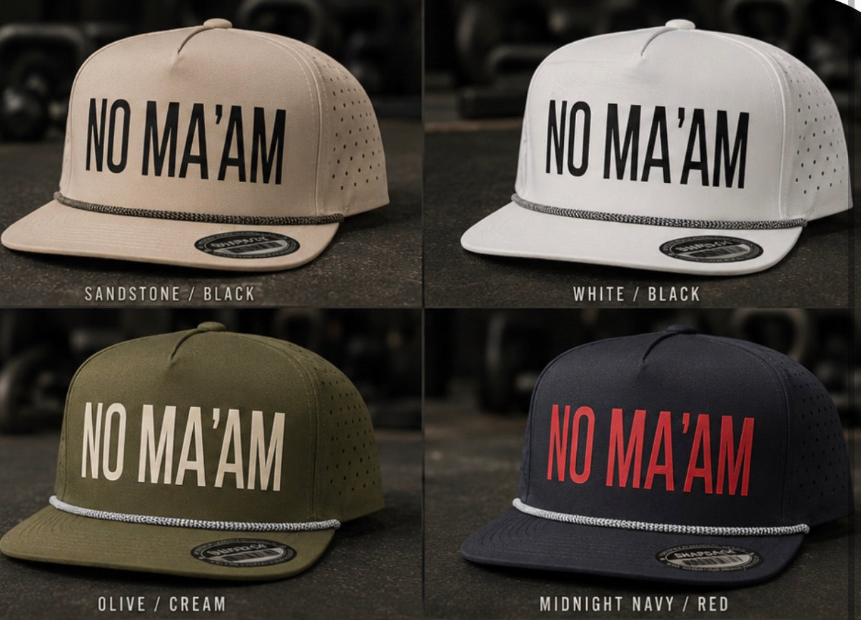 NO MA’AM | Performance Snapback Collection