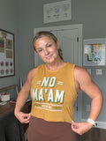 Women's Workout Cropped Tank | NO MA’AM Summer 2026 Crop
