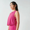 Mono B Cotton Side Knot Tank - No Ma'am Fit