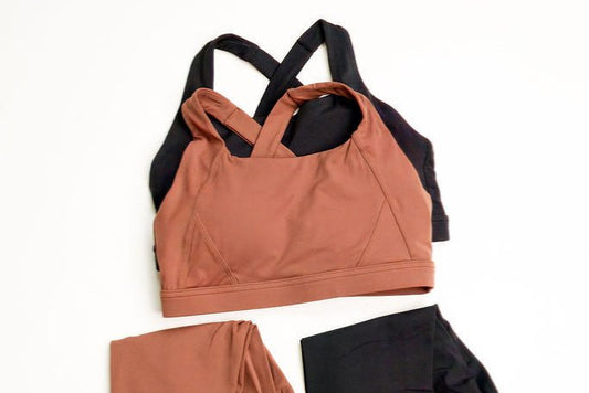 NO MA'AM CROSS BACK FEELING FAST SPORTS BRA - No Ma'am Fit