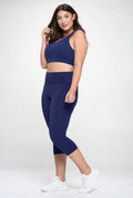Sports Bra and Capri Legging - Curvy - No Ma'am Fit